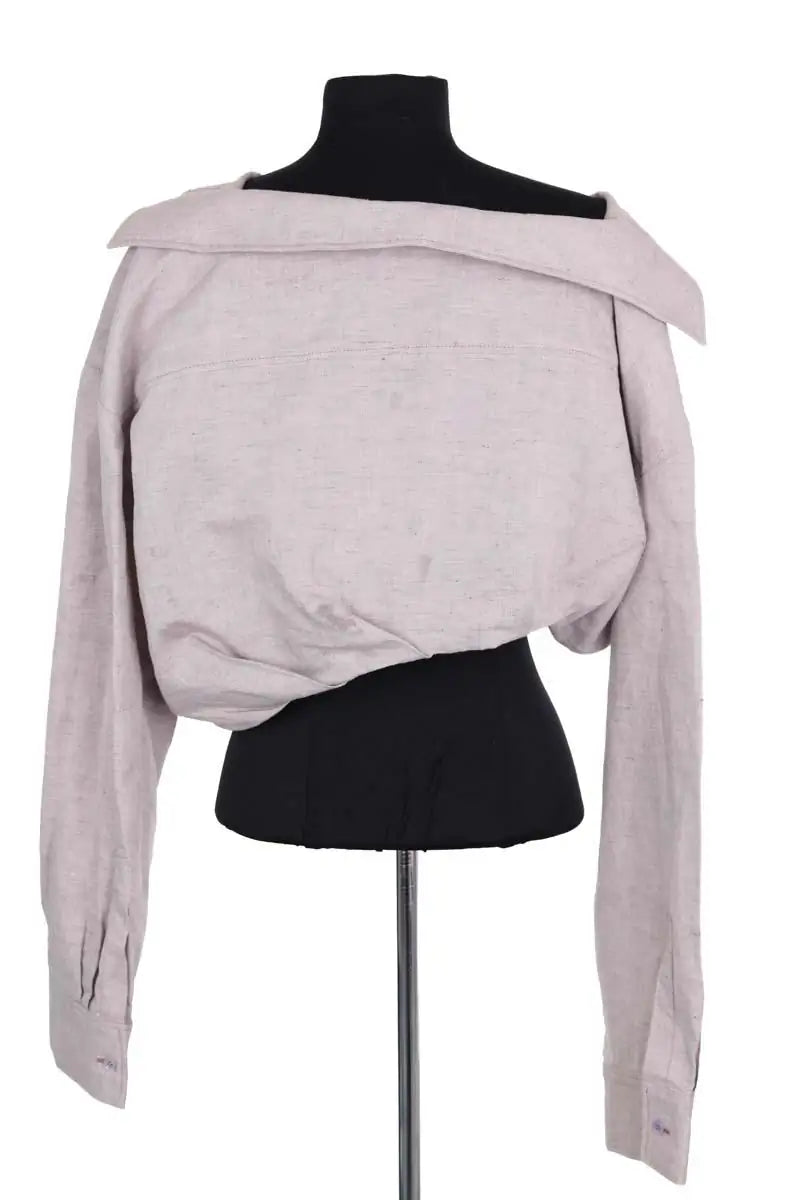Top Jacquemus Rose en Coton