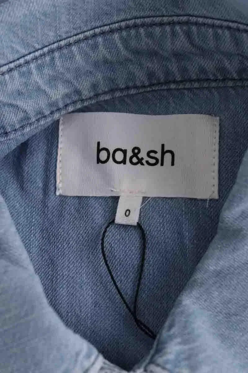 Chemise Ba&Sh Bleu en Coton