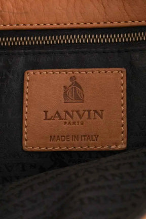Sac porté épaule Lanvin Beige en Cuir
