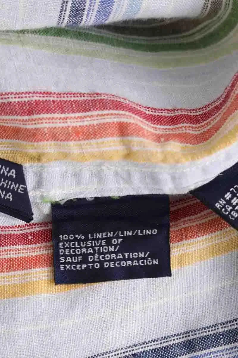 Chemise Tommy Hilfiger Bleu en Lin