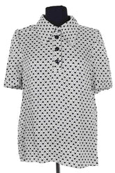 Chemise Tara Jarmon Blanc en Viscose, taille XL - Seconde Main