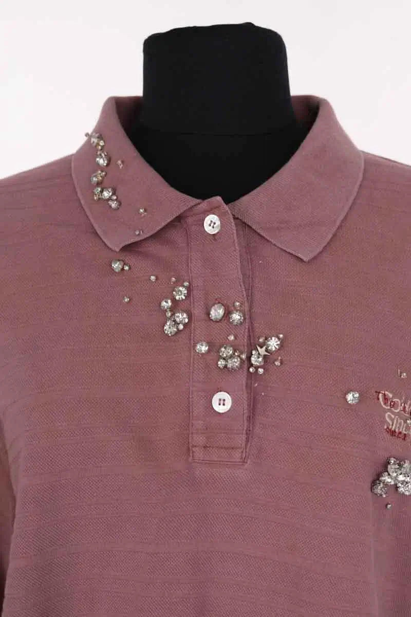 Top Golden Goose Rose en Coton