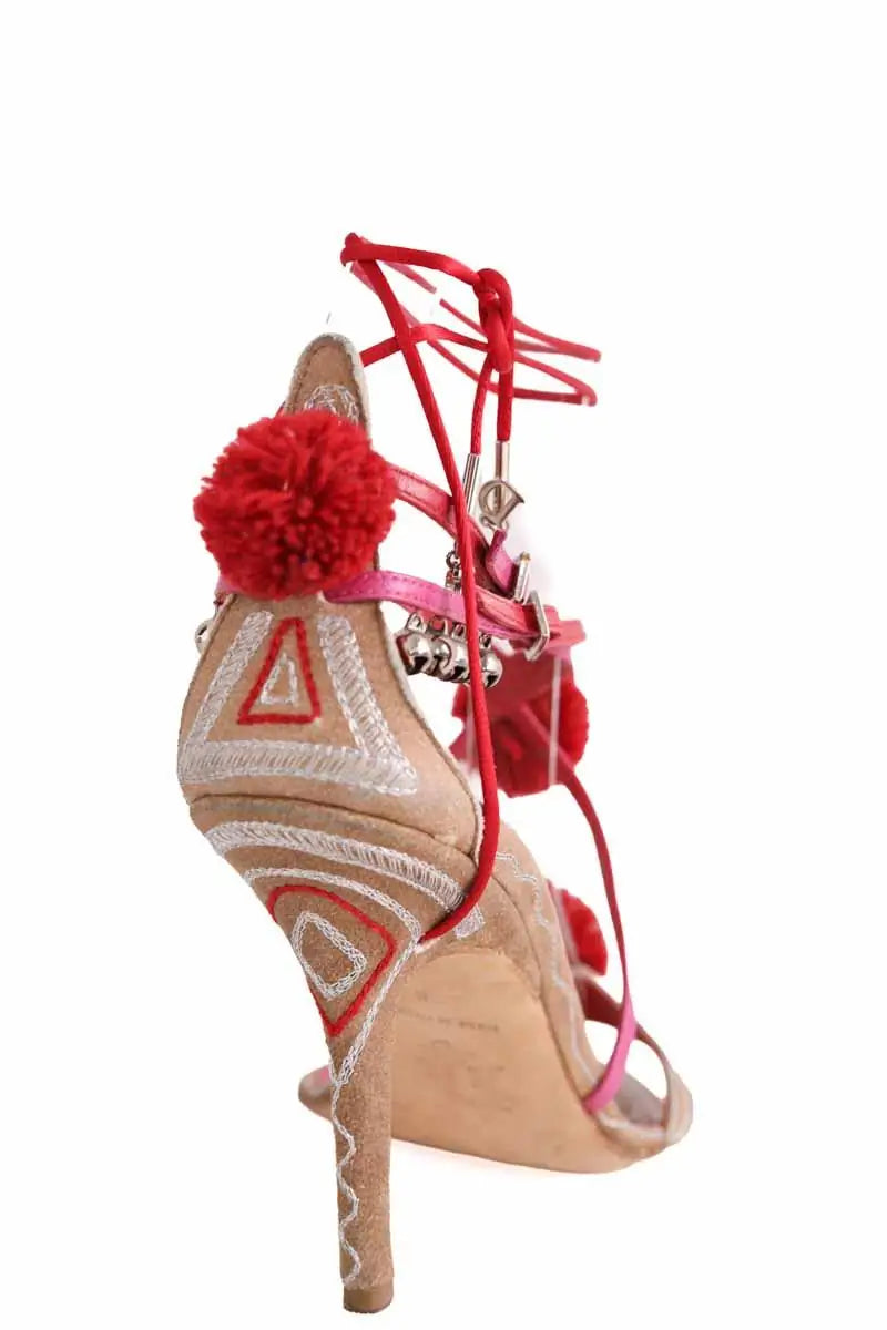 Talons Dior Rose en Cuir