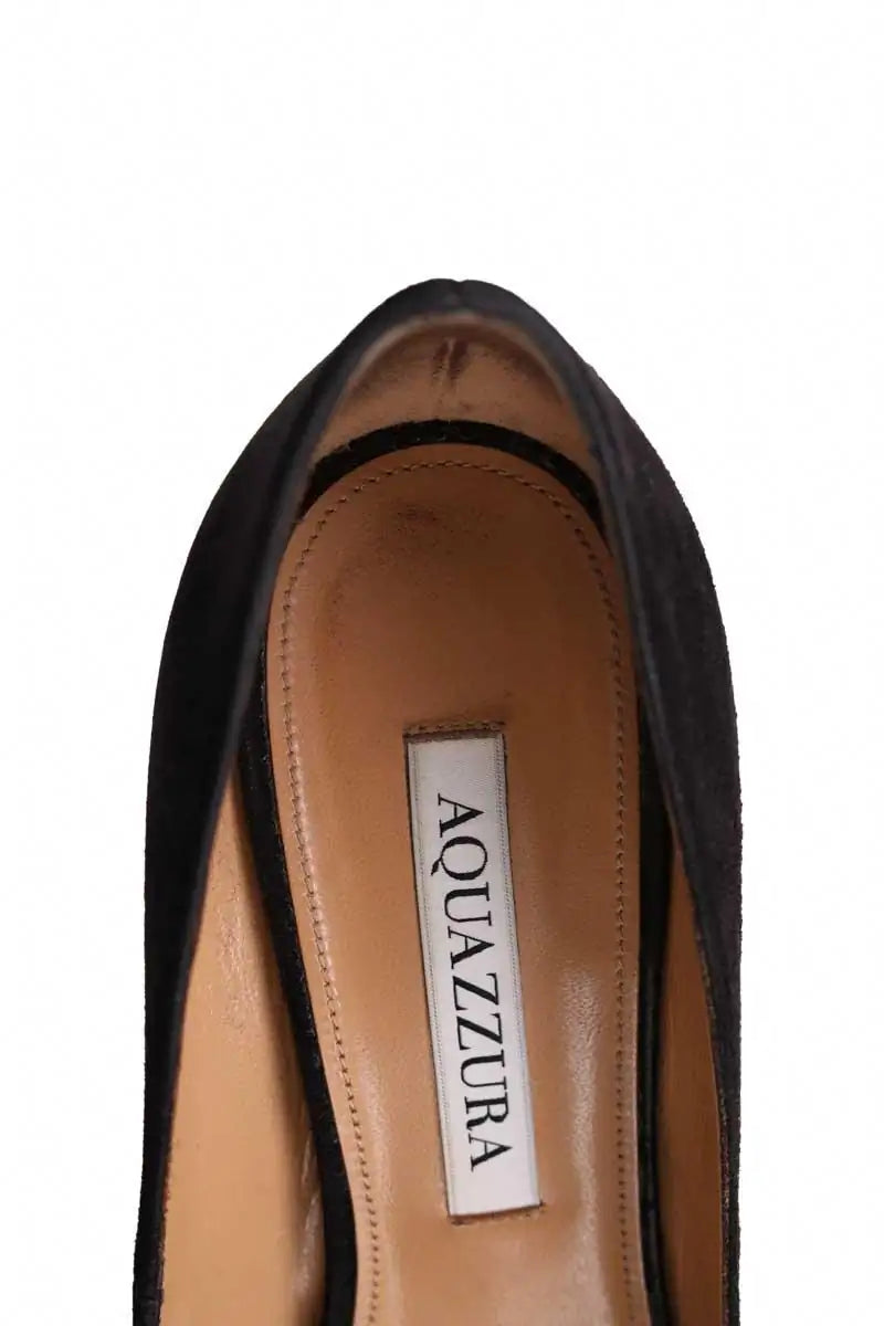 Talons Aquazzura Noir en Cuir