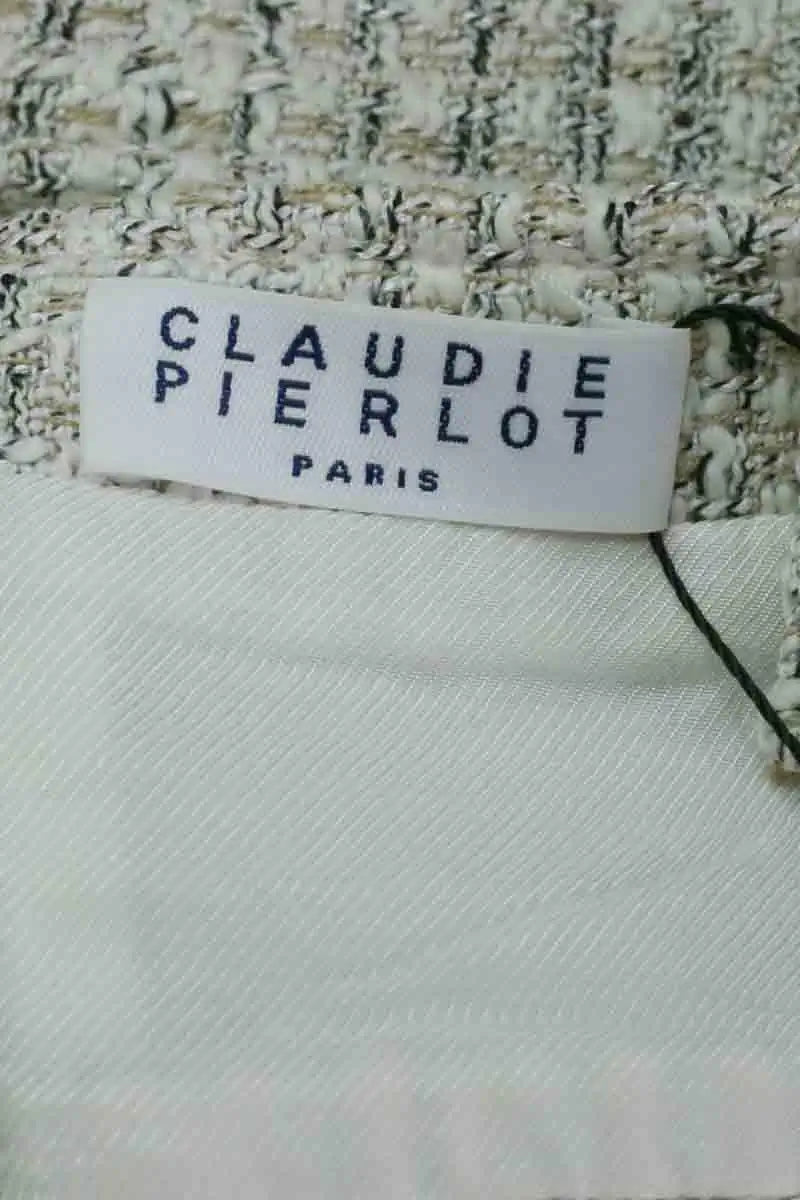 Top sans manche Claudie Pierlot Ecru en Coton