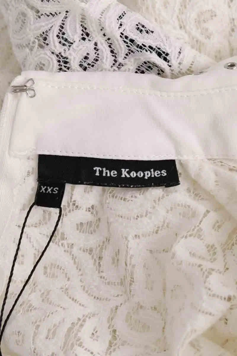 Top The Kooples Blanc en Coton