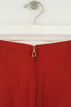Pantalon Sandro Rouge en Coton
