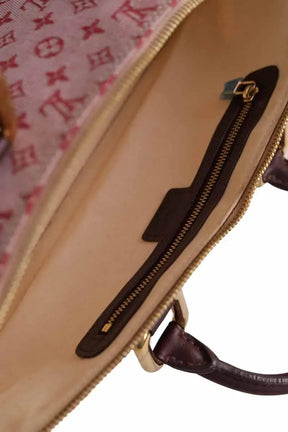 Sac à main Louis Vuitton Alma Long Edition Limitée 20011 Bordeaux en Tissu