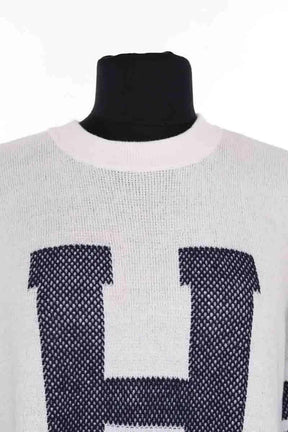 Pull Tommy Hilfiger Gris en Coton