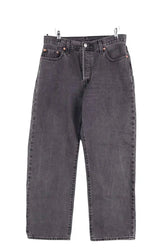 Jean droit Levi's 501 90's Noir en Coton, taille L - Seconde Main