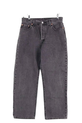 Jean droit Levi's 501 90's Noir en Coton, taille L - Seconde Main