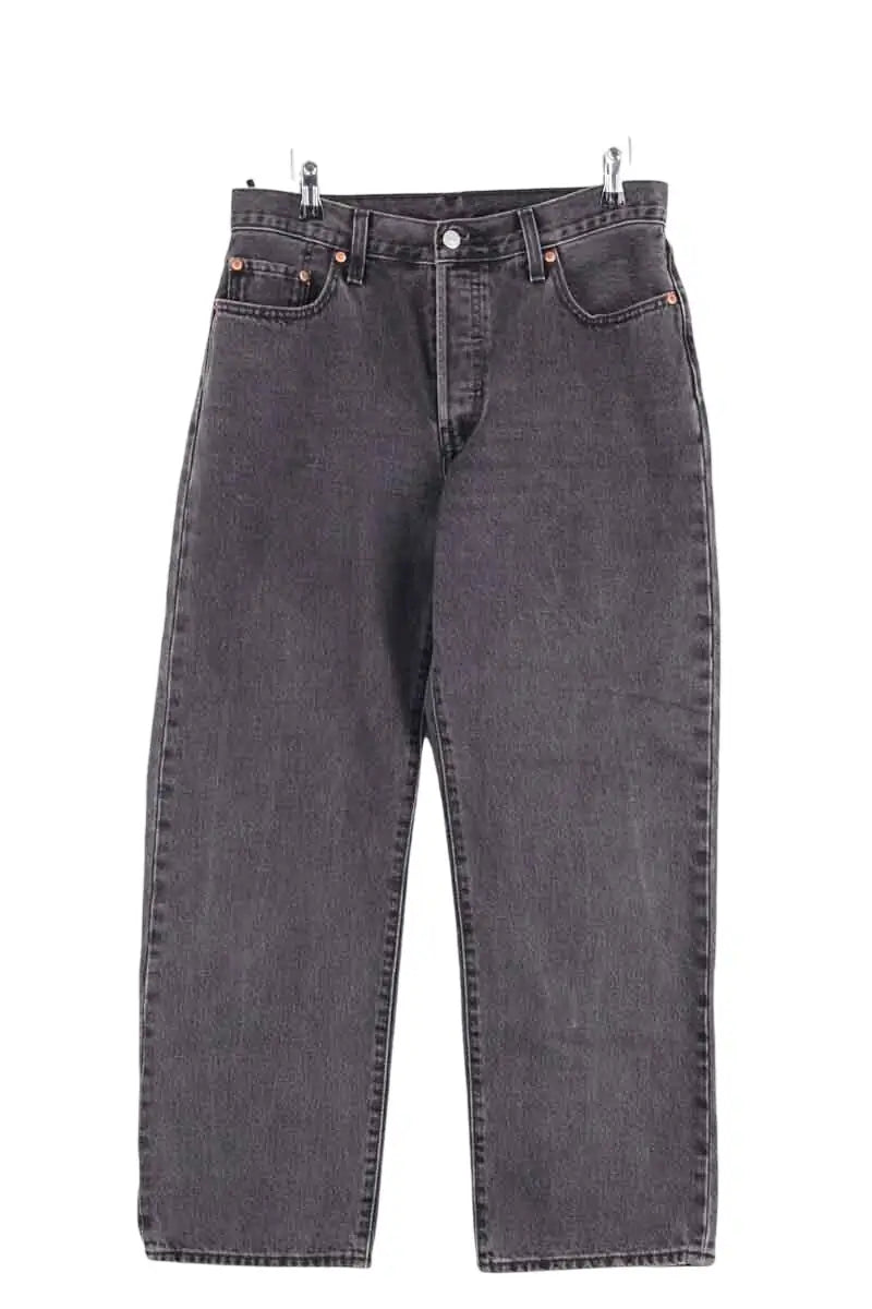 Jean droit Levi's 501 90's Noir en Coton, taille L - Seconde Main