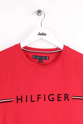 T-shirt Tommy Hilfiger Rouge en Coton