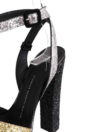 Talons Giuseppe Zanotti Argent en Cuir