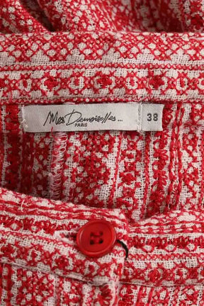 Pantalon Mes Demoiselles Rouge en Coton
