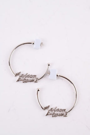 Boucles d'oreilles Kitsuné  Argent
