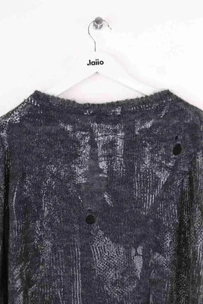 Pull Vivienne Westwood Hi-vis jumper alpaca blend Anthracite en Laine