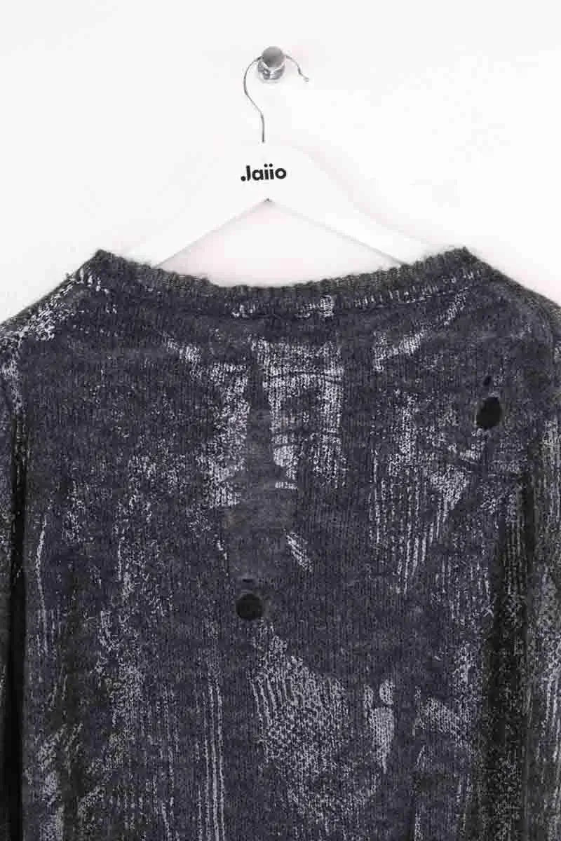 Pull Vivienne Westwood Hi-vis jumper alpaca blend Anthracite en Laine