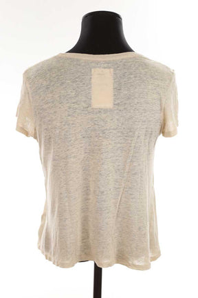 T-shirts Majestic Filatures  Beige