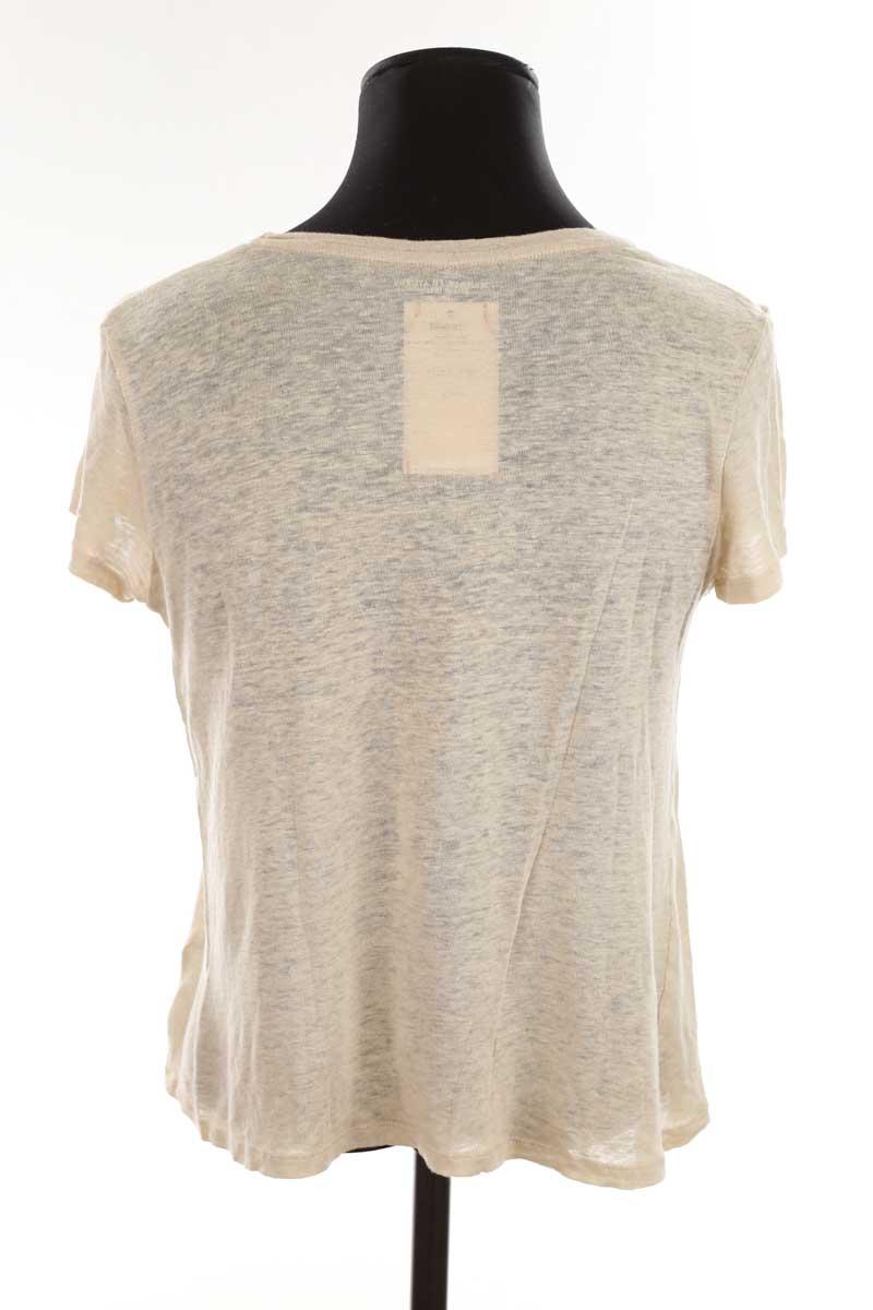 T-shirts Majestic Filatures  Beige