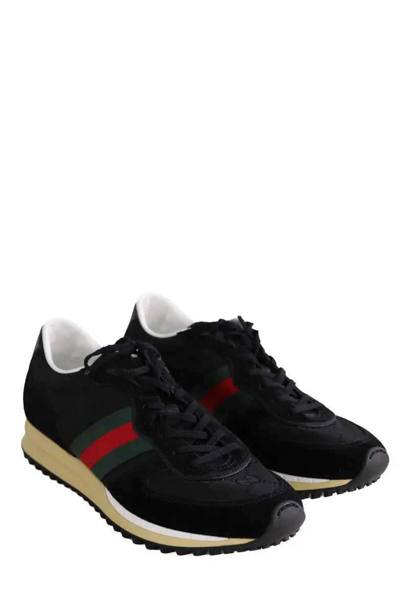 Baskets Gucci Noir en Tissu