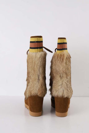 Boots fourées See By Chloé  Marron