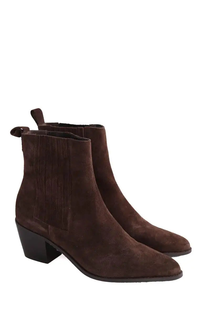 Boots LK Bennett Jolene Marron en Daim