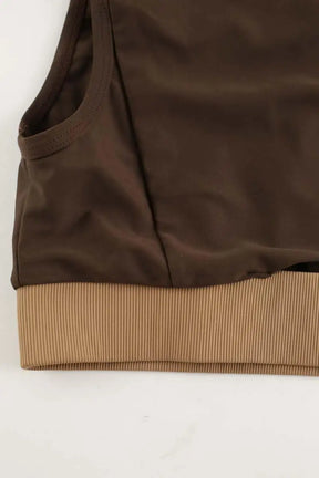 Brassière Luz Élise  Marron en Polyamide