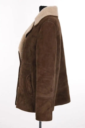 Peau Lainée Ba&Sh Marron en Cuir