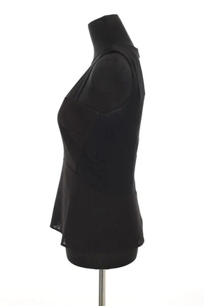 Top sans manche Sandro Noir en Polyester