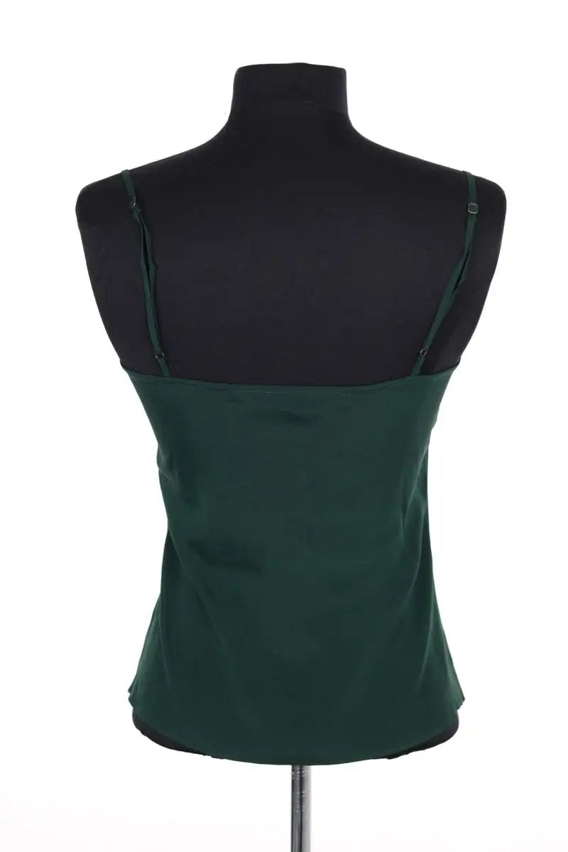 Top sans manche Diane Von Furstenberg Vert en Soie