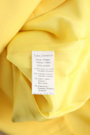 Robe Tarah Blanche  Jaune
