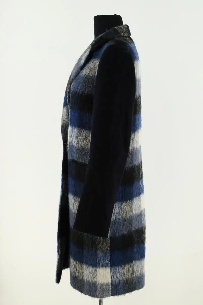 Manteau Sandro Bleu en Laine