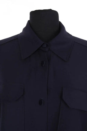 Chemise Pallas Marine en Laine