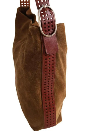 Sac à bandoulière Herbert Frère Soeur Camel en Cuir