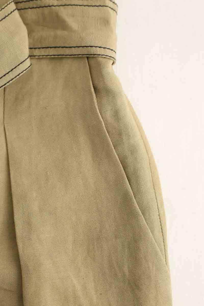 Pantalon Carot Laurence Bras  Camel