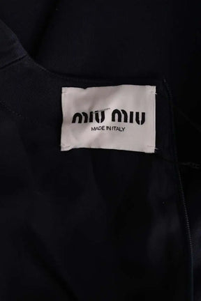 Robe Miu Miu Bleu en Coton