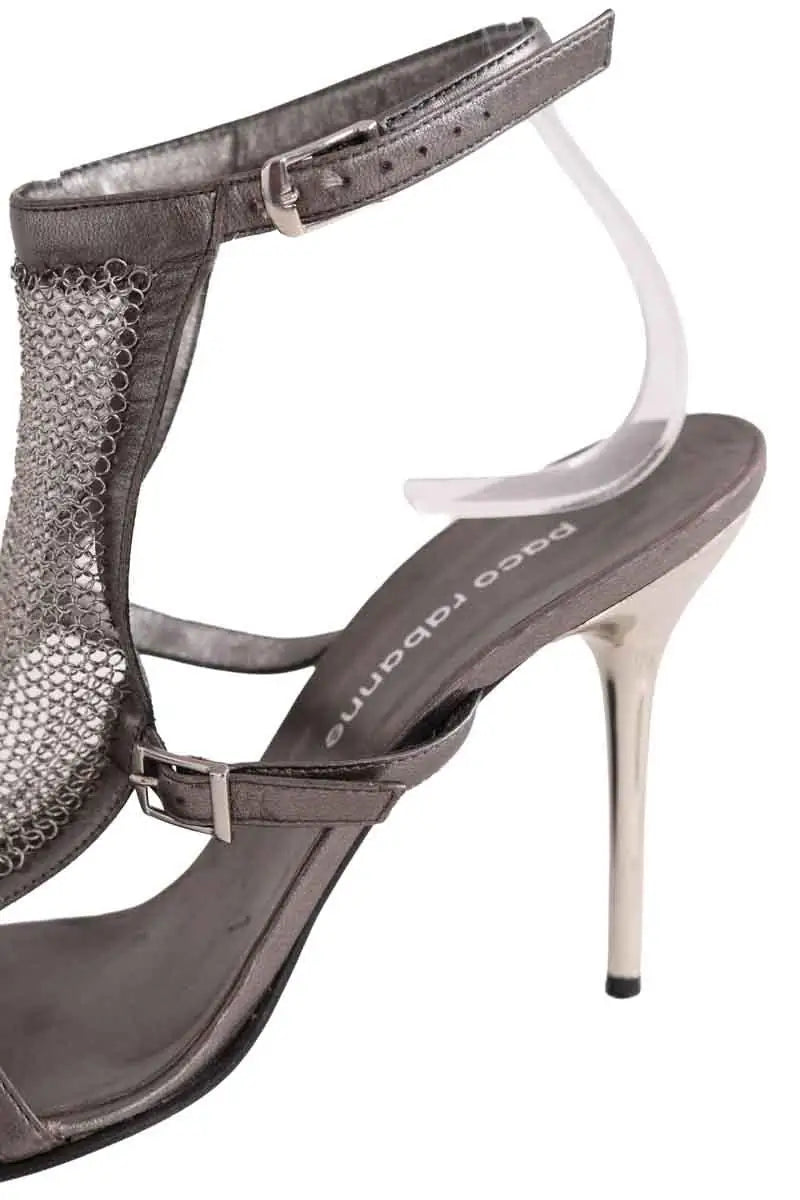 Talons Paco Rabanne Argent en Plastique