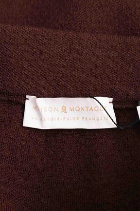 Jupe Maison Montagut Bordeaux en Laine