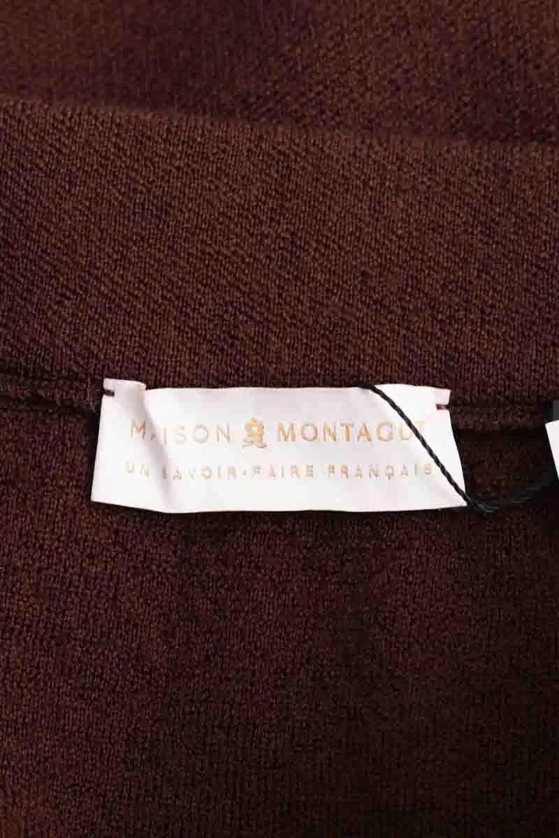 Jupe Maison Montagut Bordeaux en Laine