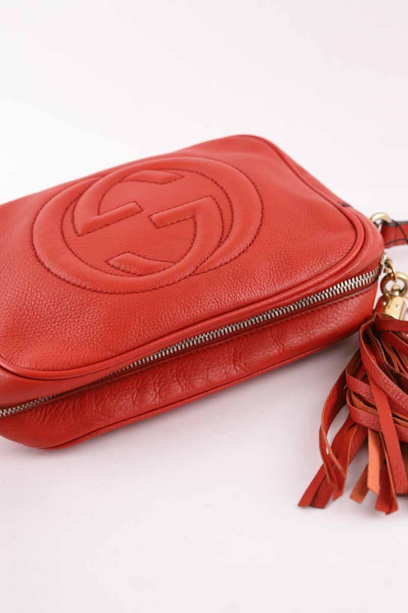 Sacs à bandoulière Gucci Soho Rouge