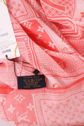 Foulard Louis Vuitton  Rose