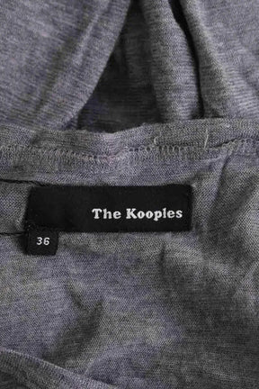 Robe The Kooples Gris en Synthétique