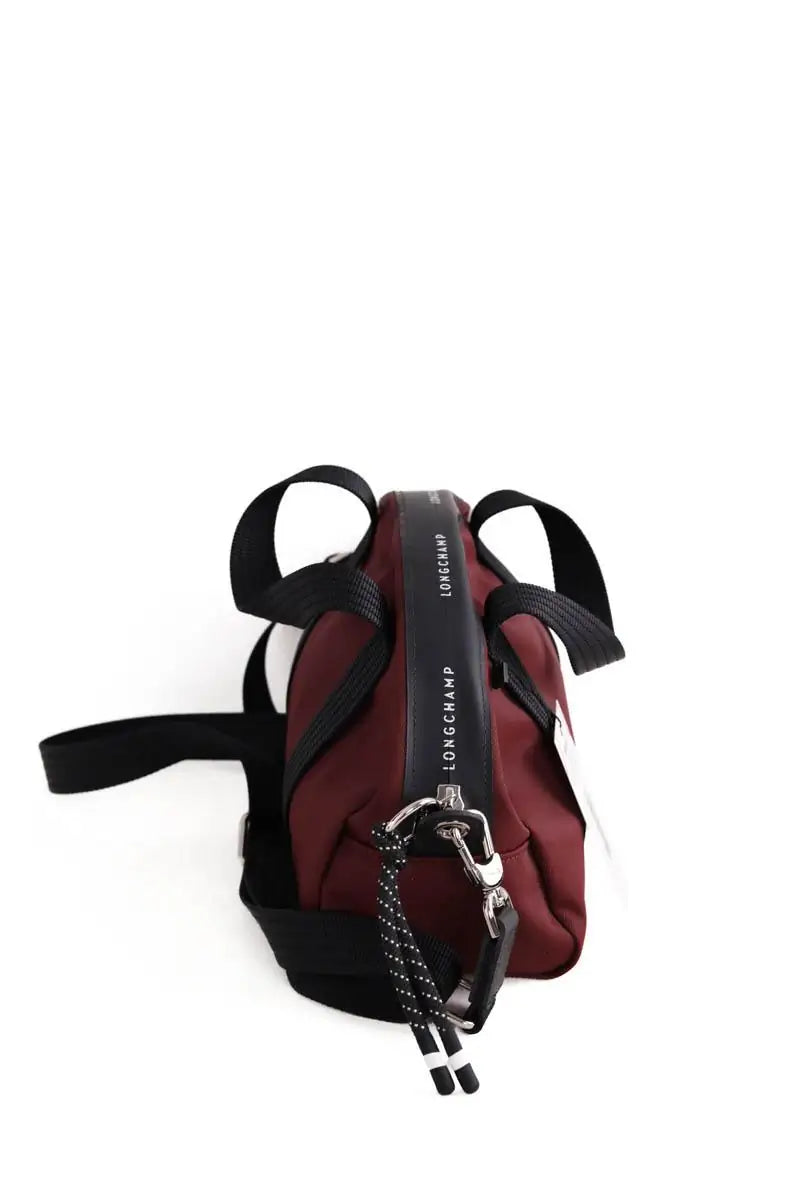 Sac à bandoulière Longchamp Bordeaux en Tissu