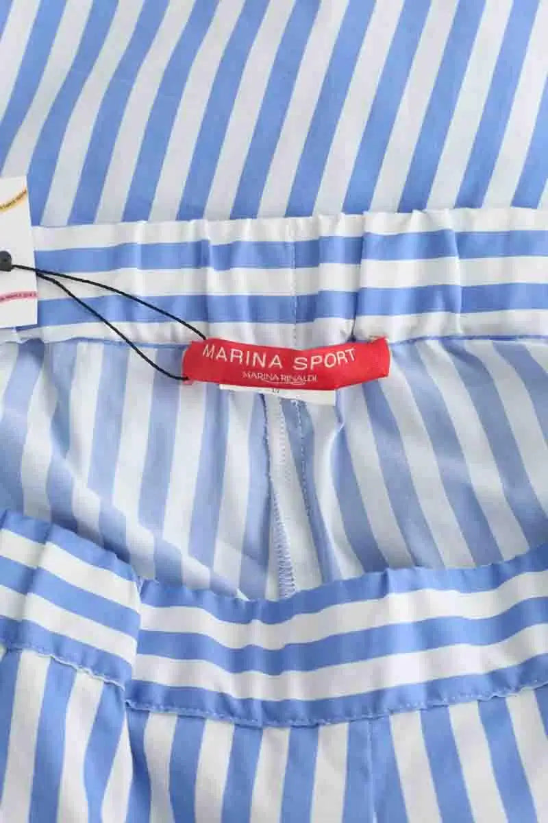Pantalon large Marina Rinaldi  Bleu