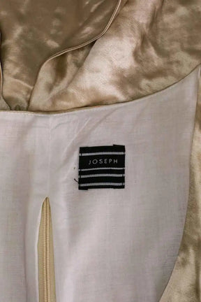 Top sans manche Joseph Beige en Soie