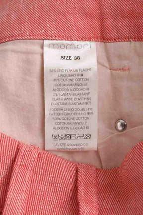 Pantalon droit Momoni Rose en Lin