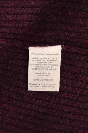 Robe Eric Bompard Bordeaux en Cachemire