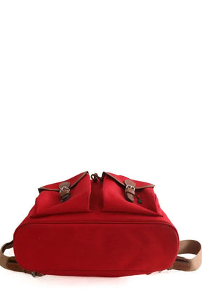 Sac à dos Lancel Rouge en Tissu