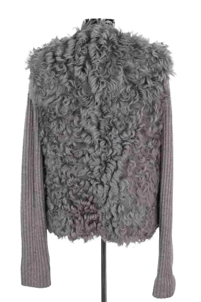 Veste Joseph Gris en Cuir